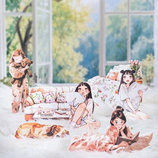 BONBONBONNIE🐰美好的一天 躺平計劃系列 人物生活場景 大份量100張入PET貼紙包