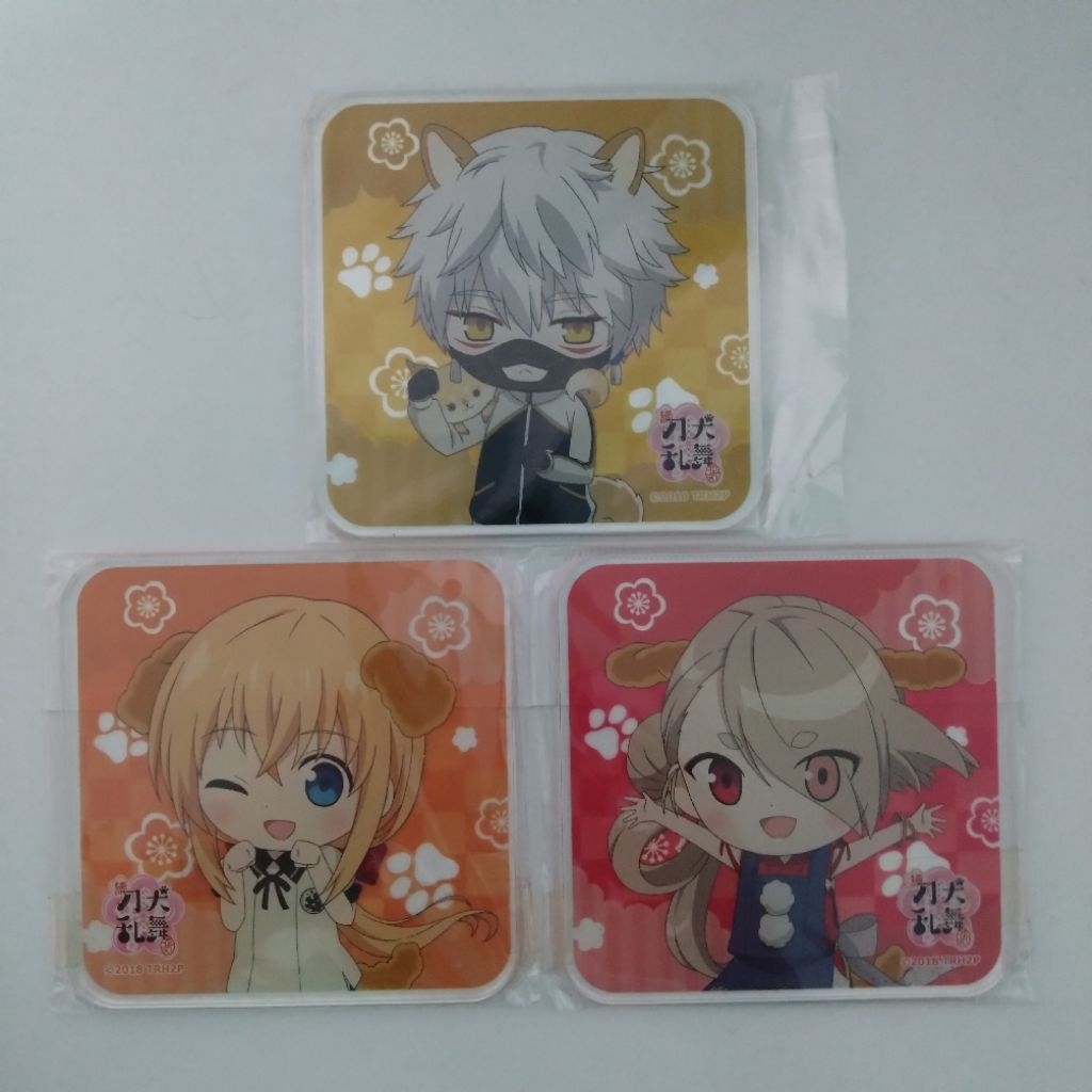 現貨 日版 刀劍亂舞 刀犬亂舞 刀劍男子 壓克力 杯墊 太鼓鐘貞宗 亂藤四郎 鳴狐 今劍