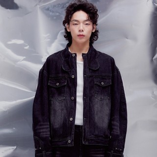 NEISH Urban Drift Denim Jacket : Faded Black