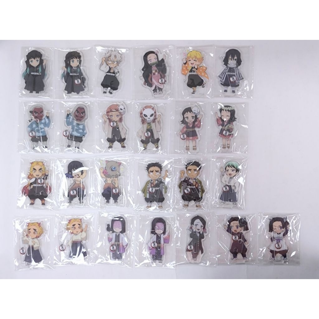 鬼滅之刃 日版 舉手立牌 禰豆子 產屋敷耀哉 伊黑小芭內 行冥 神崎葵 鱗瀧左近次 真菰 千壽郎 魘夢 愈史郎