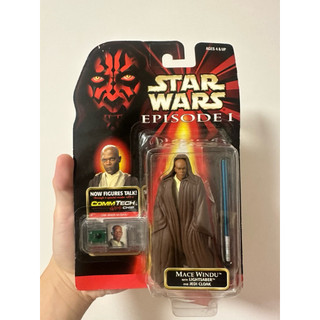 吊卡玩具 STAR WARS 星際大戰 EP1 Mace Windu(披風版) 3.78吋
