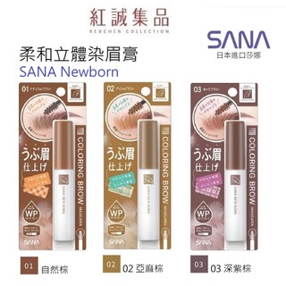 【SANA】NEW BORN 柔和立體染眉膏 3色/ 防水 防暈染 染眉 眉筆 眉毛 染眉膏 l紅誠集品
