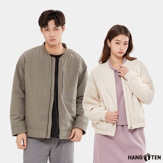 【Hang Ten】男女裝-雙12限定-石墨烯蓄熱保暖防風防潑水外套/軟殼北極絨可拆帽外套(多款選)