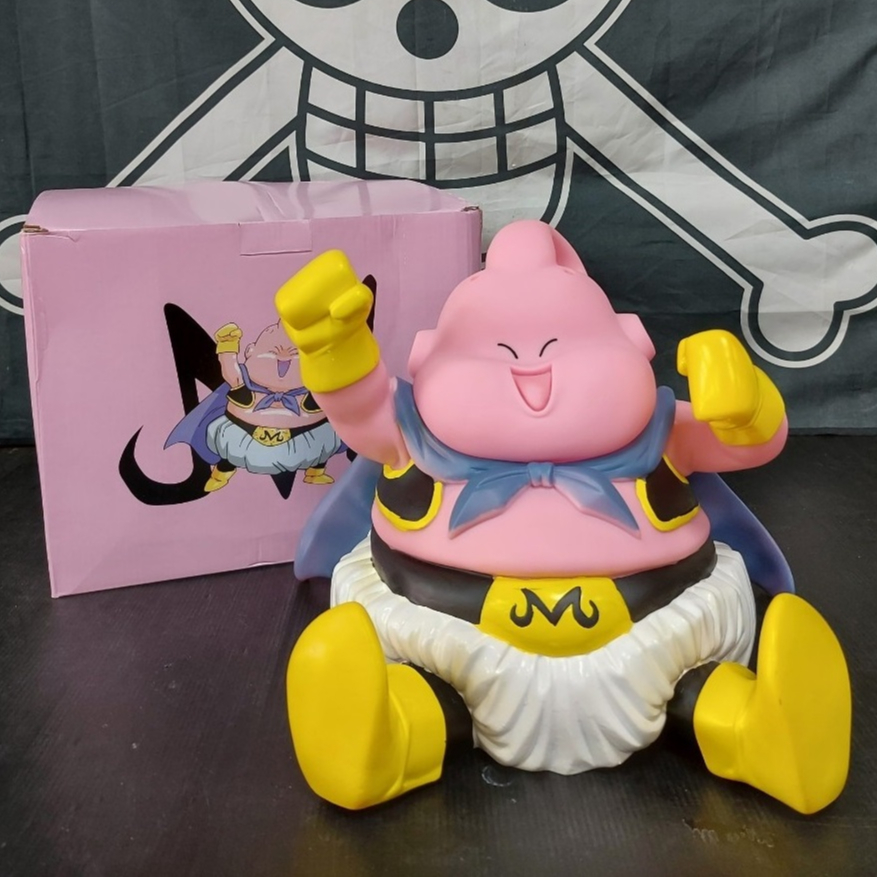 【七龍珠】1:1 笑臉胖普烏 26CM 大號胖普烏 胖普烏 肥普烏 胖布歐 七龍珠普烏 魔人布歐 大普烏 龍珠 坐姿笑臉
