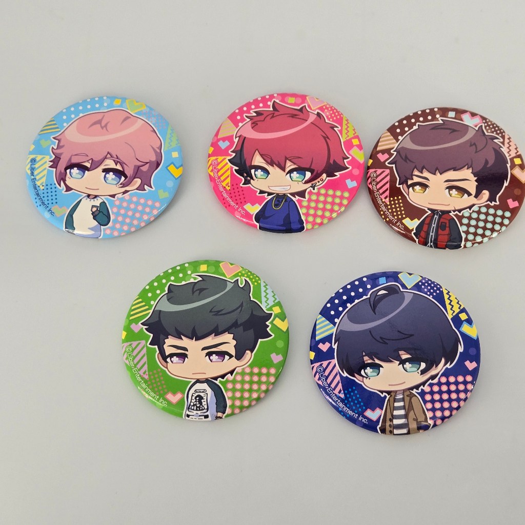 A3! 滿開劇團 夏組 秋組 冬組 向坂椋 伏見臣 七尾太一 高遠丞 月岡紬 Q版徽章 二手可選現貨【H2510866】