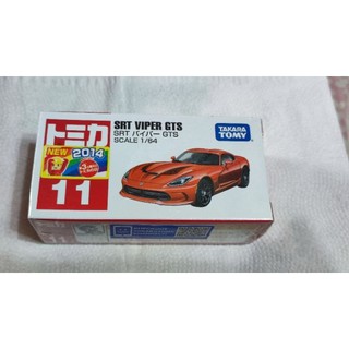 Tomica 11 SRT VIPER GTS 有新車貼