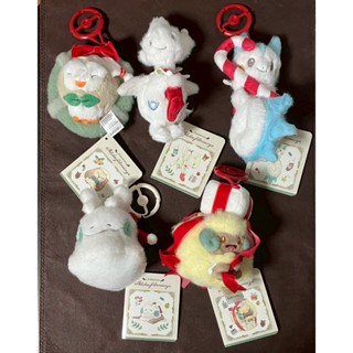 ⭐️現貨 日本 寶可夢中心 Pokemon精靈寶可夢 聖誕節 玩偶娃娃吊飾 波克基古 帕奇利茲 風妖精 黏黏寶 木木梟