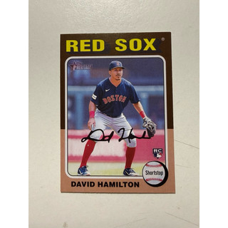 MLB 2024 Topps Heritage 紅襪 David Hamilton