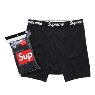 SUPREME X HANES BOXER BRIEFS (4 PACK) BLACK 黑色 白色 內褲四件組 四角褲