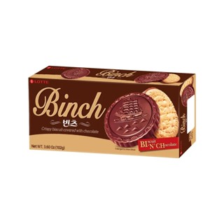 韓國 Lotte 樂天 BINCH 巧克力餅乾