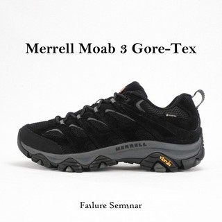 Merrell Moab 3 Gore-Tex 男鞋 登山鞋 防水 戶外機能 低筒 黃金大底 黑 灰 ML036253
