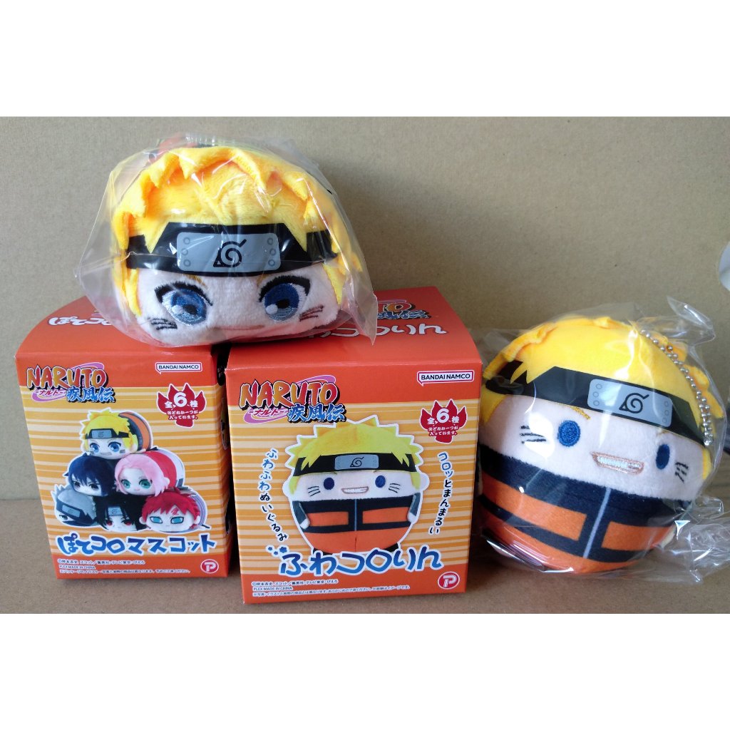 火影忍者《圓滾滾、布偶吊飾集 胖娃》鳴人、佐助、卡卡西、帶土、斑、波風湊