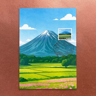 日本原圖卡🇯🇵 羊蹄山 風景印 原圖卡 極限片