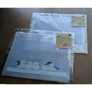 日本帶回 / 日貨 / 山雀 銀喉長尾山雀 A6 半透明夾鏈袋 EVA CASE 鳥寶 禮物 可愛 鳥控