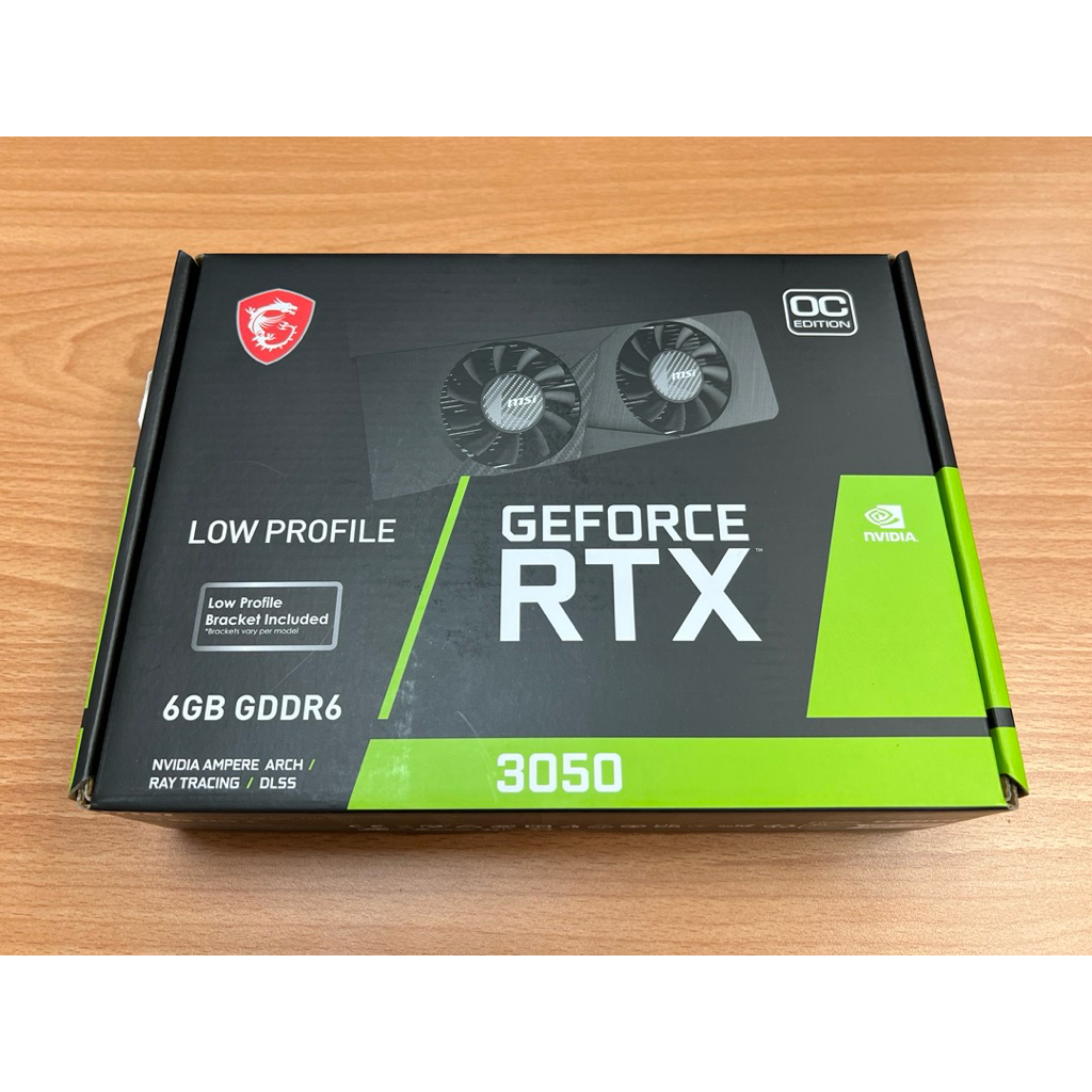 （全新品）MSI 微星 GeForce RTX 3050 LP 6G OC 顯示卡(送全家商品卡100）