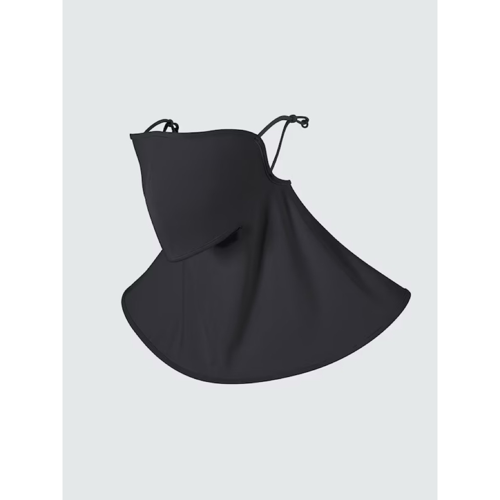 UNIQLO 防紫外線口罩 面罩 全新 黑色 日本帶回