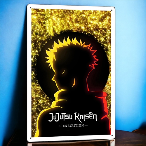 咒術迴戰 呪術廻戦 懷玉 玉折 0 澀谷事變 死滅迴游 先行上映 電影海報鐵皮畫 本島直出 Jujutsu Kaisen