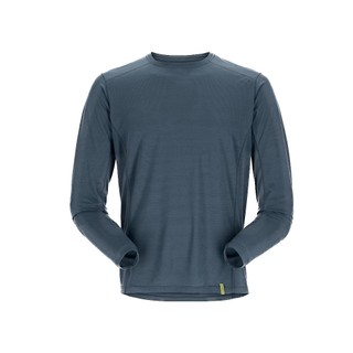 Rab Syncrino Base LS Tee 男款 羊毛混紡長袖排汗衣 QBL-32-ORB 獵戶藍