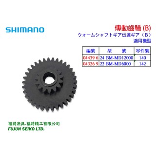 【福將漁具】Shimano電動捲線器 BM-MD12000 / 6000 齒輪-B