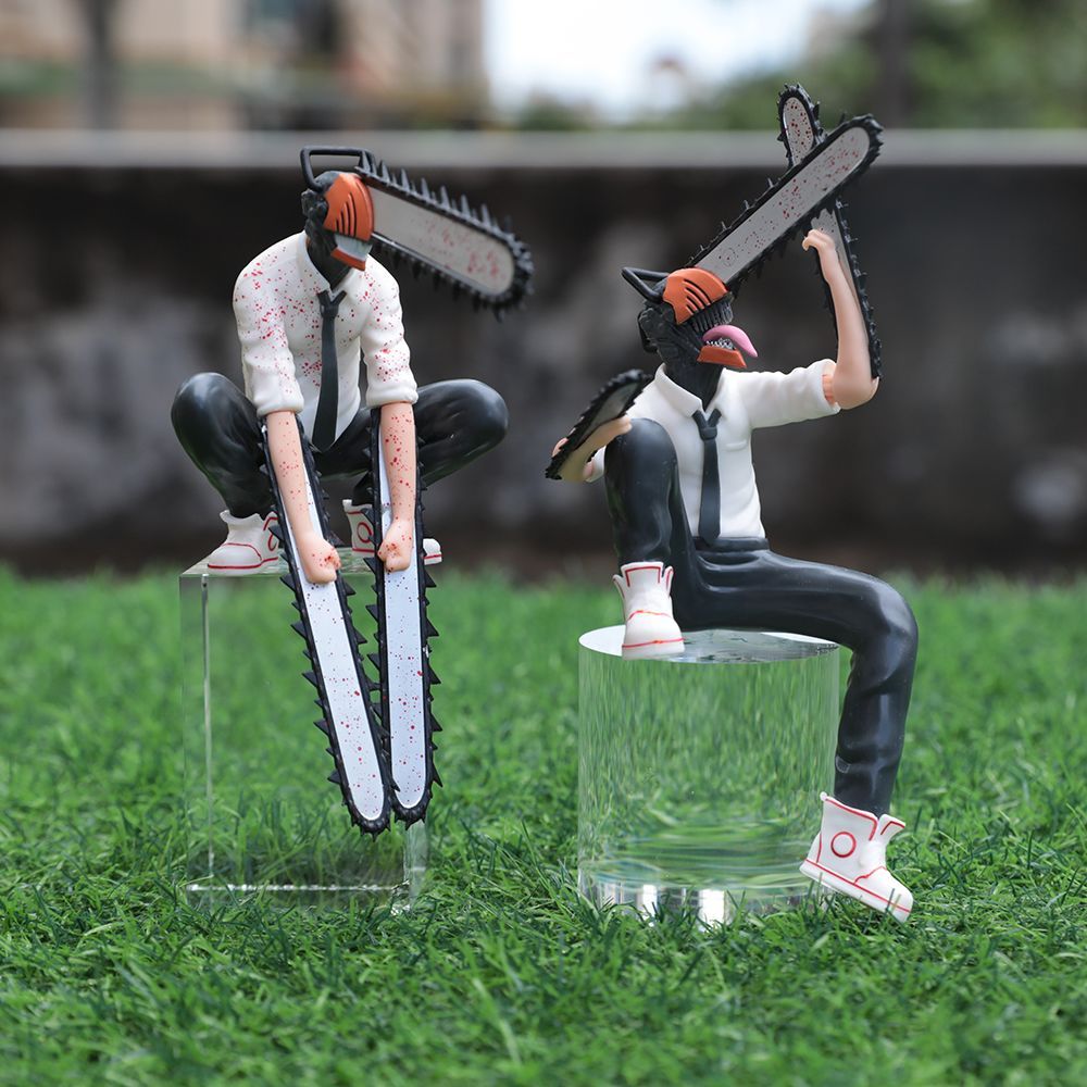 鏈鋸人 電鋸人 優質版泡麵蓋 波奇塔 側坐 蹲姿 壓杯麵 人偶 公仔 小手辦 手辦 玩具擺件