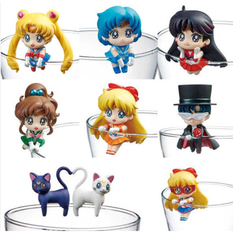 『絕版現貨出清』 美少女戰士 歡迎光臨咖啡廳 茶友 杯緣子 水手月亮 水星火星金星木星露娜阿提米斯燕尾服假面