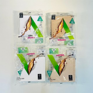 HARIO 咖啡濾紙 V60錐形濾紙 無漂白 酵素漂白 日本製
