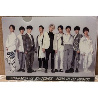SixTONES vs Snow Man【2020.01.22 DEBUT!】特典 資料夾 美品