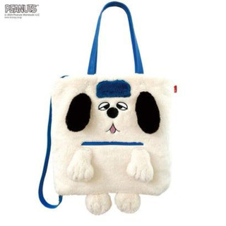 日本ROOTOTE x SNOOPY OLAF 歐拉夫 奧立佛 絨毛兩用包 斜背包 肩背包 側背包 手提包 手提袋 包包