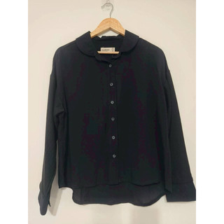 全新 現貨 SISJEANS 專櫃品牌 百貨專櫃品牌 黑色網狀長袖襯衫 上衣 現貨快速出貨🚚