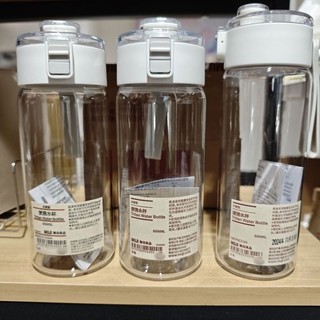 廠商好物 muji無印良品共聚酯tritan便攜水杯按壓款 日式隨身水杯喝水杯 便攜水杯按壓款 透明水杯