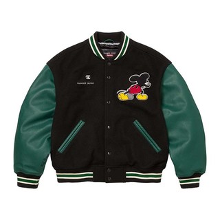 Supreme Number(N)Ine MickeyMouse 米奇黑色棒球外套 FW25J50-BK [台灣現貨]