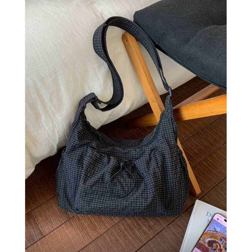 𝗙𝗶𝘇𝘇𝘆｜日系尼龍格紋背包