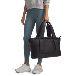 Under Armour 女 Studio Puffer 防潑水 托特包-6000963-001
