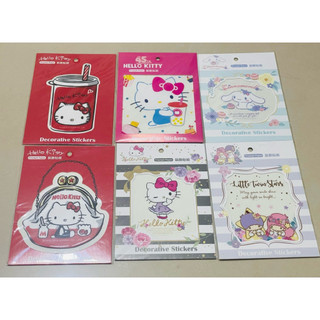 貼紙 裝飾貼紙 Hello Kitty 雙子星 正版 獎勵貼紙 聖誕禮物