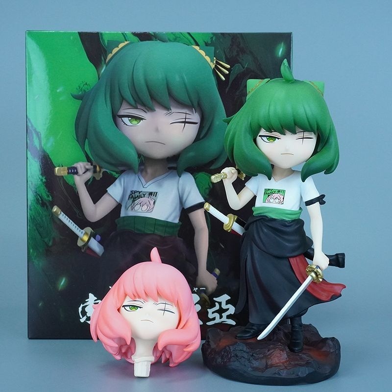 SPY×FAMILY │間諜家家酒 安妮亞cos索隆 阿尼亞公仔 GK 模型 安妮亞佛傑 羅羅亞索隆 海賊王 航海王擺飾