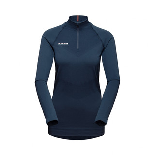 Mammut 女款 Trift Half Zip Longsleeve 羊毛混紡立領拉鍊長袖排汗衣 1016-01060