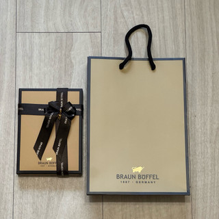 全新）BRAUN BUFFEL德國小金牛 紙袋 禮盒 送禮袋 禮品袋