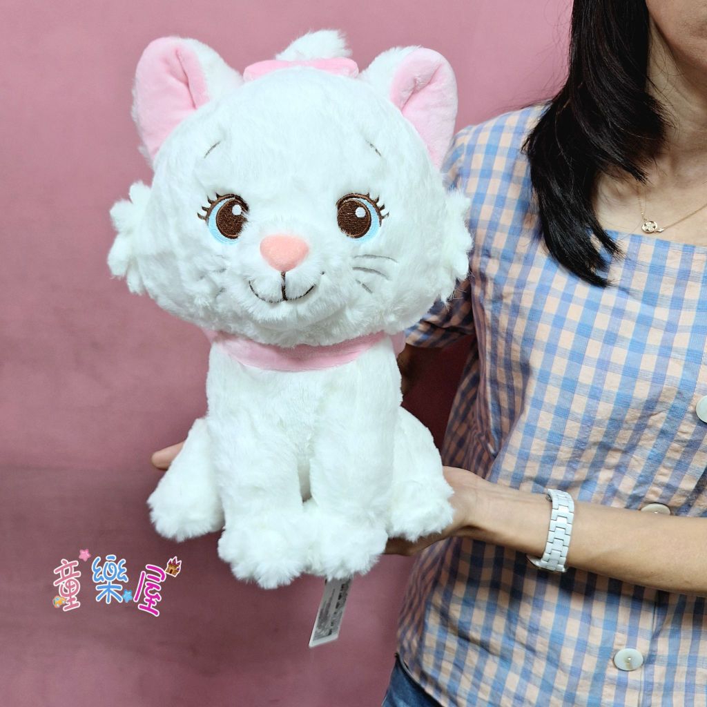 正版瑪莉貓娃娃 迪士尼 瑪莉貓玩偶 貓兒歷險記  瑪莉貓娃娃 Disney瑪麗貓 貓咪玩偶 貓咪娃娃 白貓