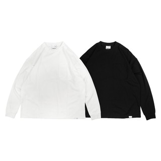 (Wings Select) idealism Pocket L-Tee 長袖 素tee 寬版 兩色 長tee 上衣