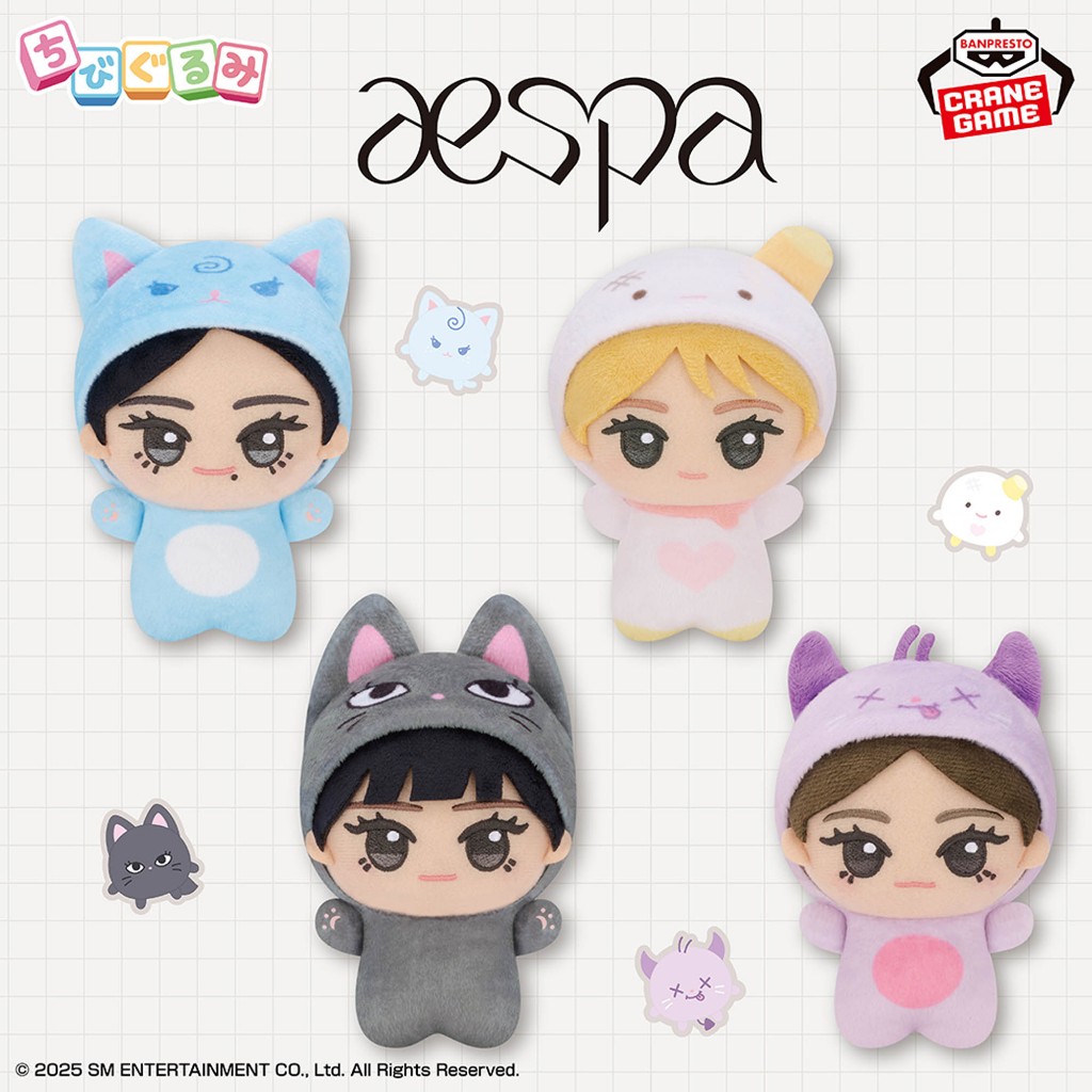 日版 aespa 韓團 景品娃 努努 娃娃 布偶裝 Karina Winter 非現貨 下單前請先私