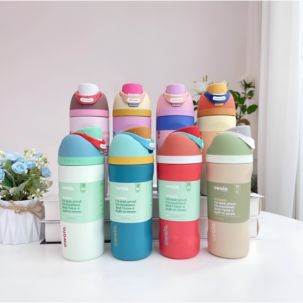ow ala freesip Kids 好市多 兒童水壺 16oz/480ml 不鏽鋼 保溫瓶
