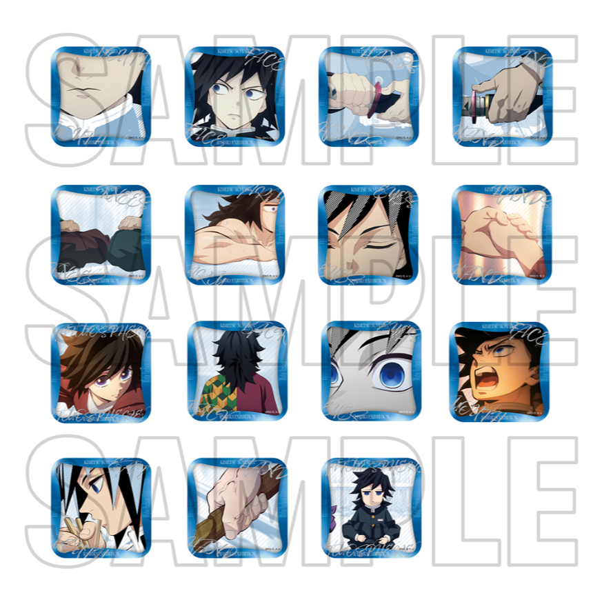 (12/8更新)正版 日版🇯🇵鬼滅之刃 柱展 百景 徽章 圓徽 方徽 富岡義勇 無一郎時透 蝴蝶忍 名言卡資料夾午休立牌