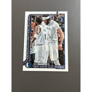 NBA球員卡Kyrie Irving Anthony Davis SHOWTIMES! 獨行俠隊 2025 TOPPS