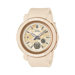 【CASIO 卡西歐】BABY-G 精緻花卉 華麗氣息 雛菊黃 BGA-290FL-4A 41.5mm