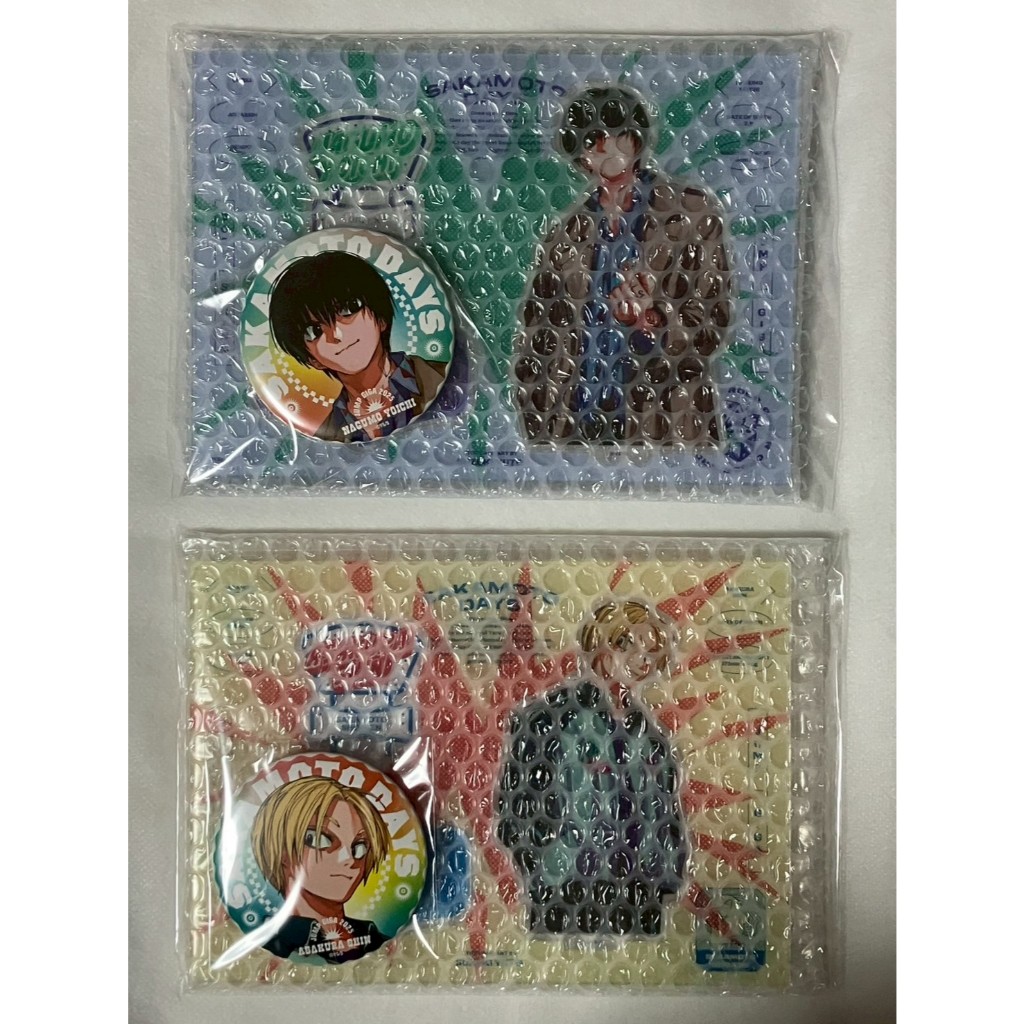 🔥現貨🔥sakamoto days 坂本日常 JUMPSHOPJUMPGIGA 應募 原畫立牌 徽章組 南雲 朝倉新