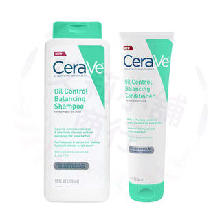 美國 Cerave Oil Control Balancing 控油 洗髮乳 潤髮乳 潤絲