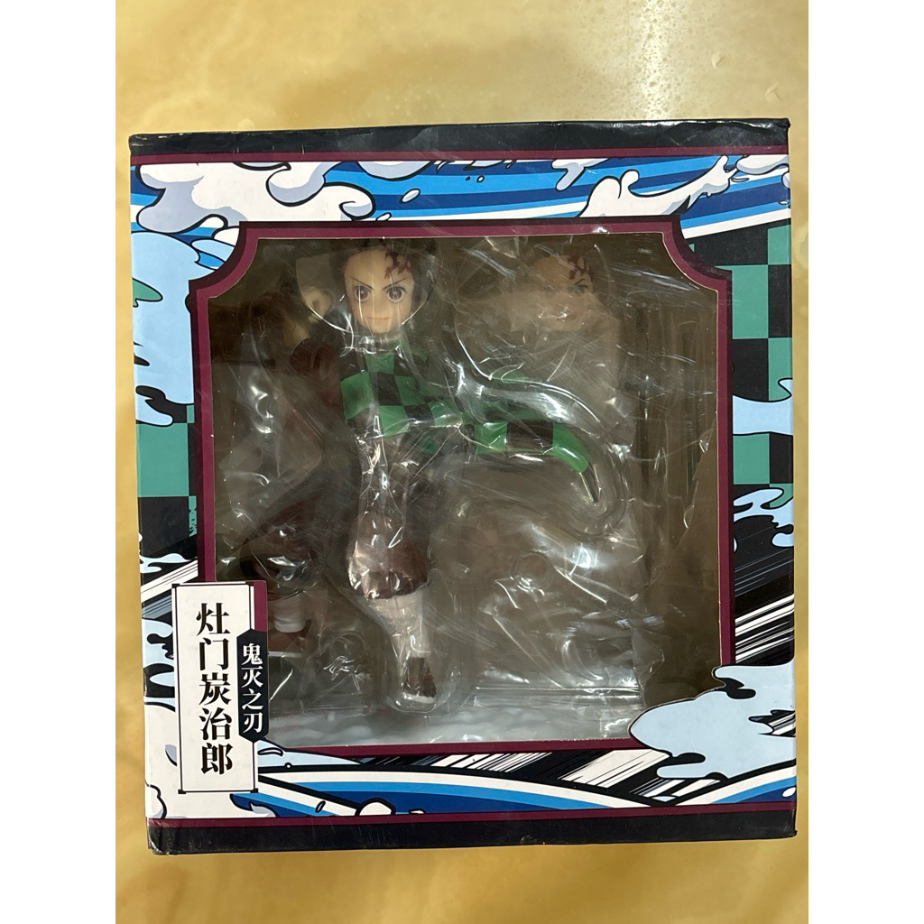 鬼滅 18CM 持劍版 竈門炭治郎 可換臉 中大型 猗窩座墮姬妓夫太郎童磨無 無證 公仔 模型 竈門炭治郎公仔