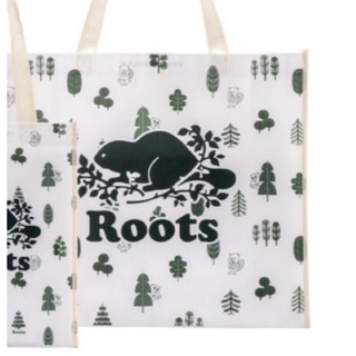 roots森林版環保購物袋，最大版
