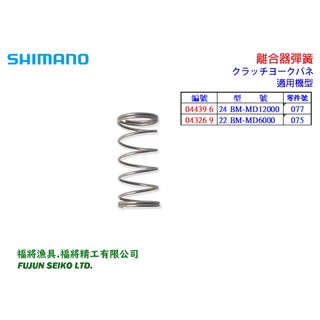 【福將漁具】Shimano電動捲線器 離合器彈簧-B