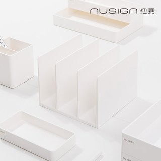 【Nusign紐賽】三層書架/淨白/162x162x122mm(ENS006)